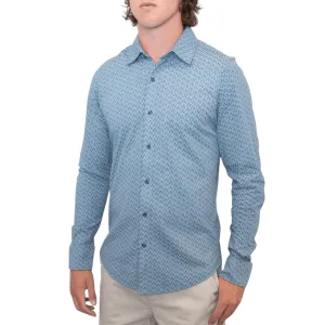 White Stuff Men Blue Montford Long Sleeve Shirts