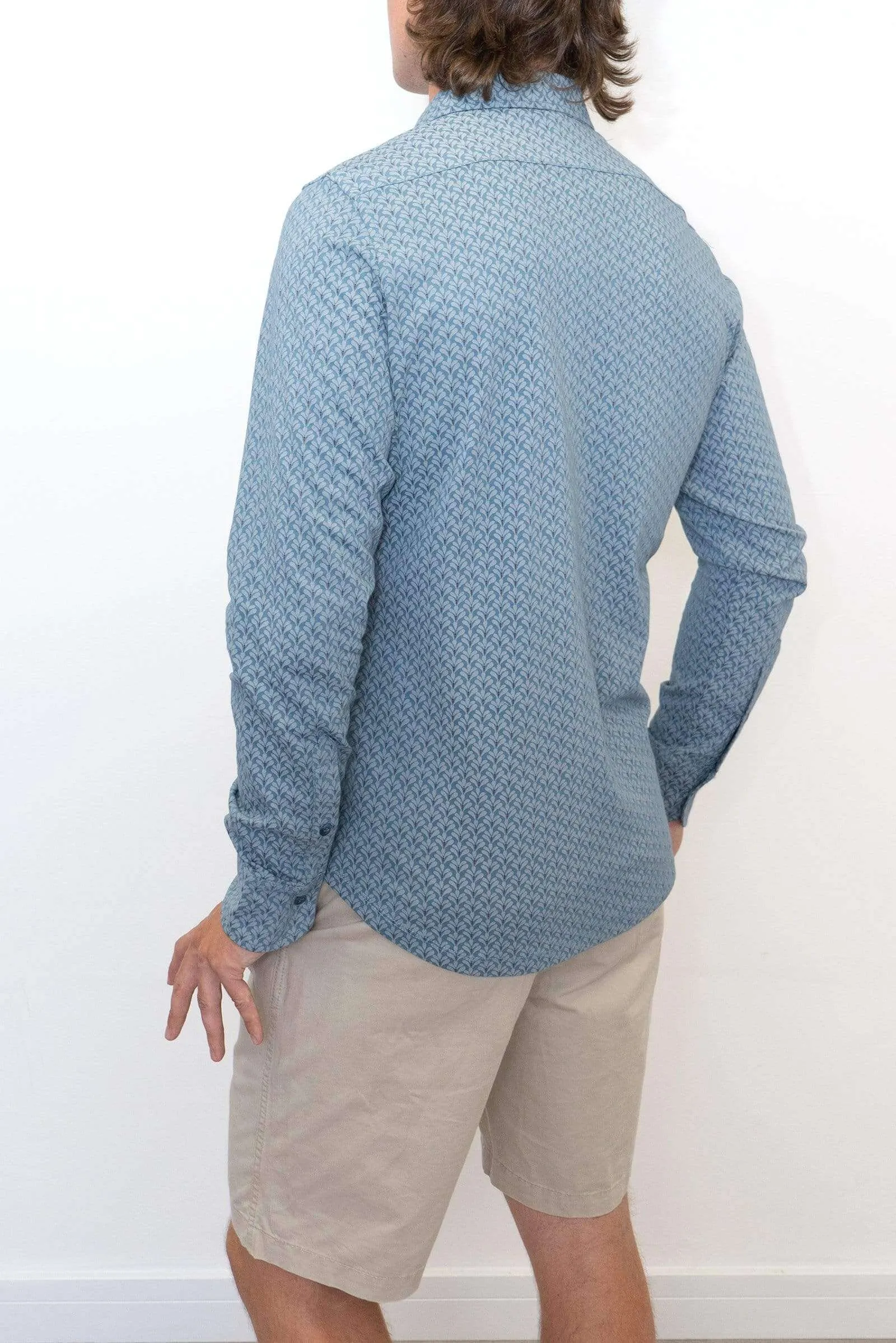 White Stuff Men Blue Montford Long Sleeve Shirts