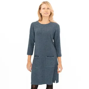 White Stuff Navy Skye Striped Jersey Dress