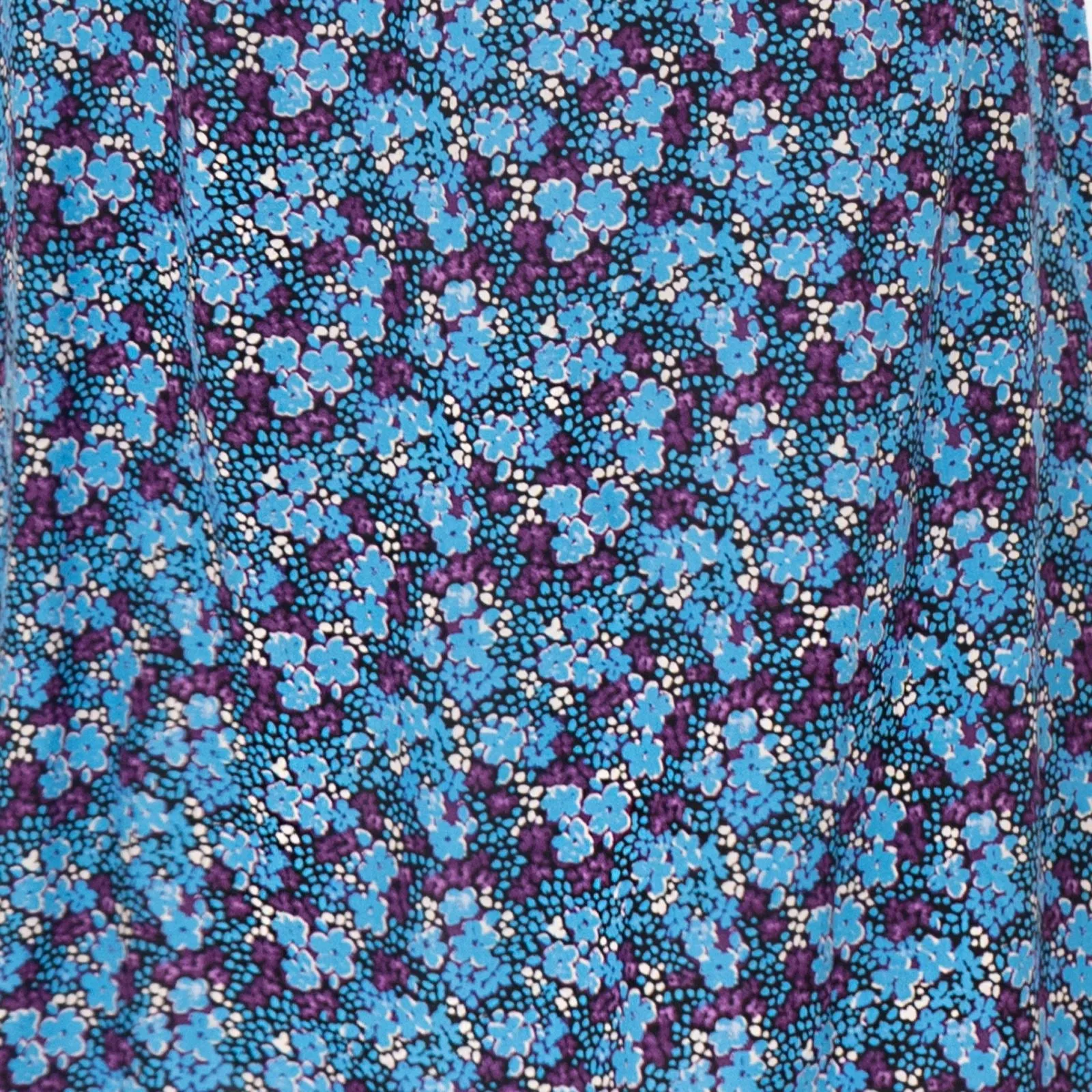 White Stuff Purple Floral Longer Length Midi Skirt