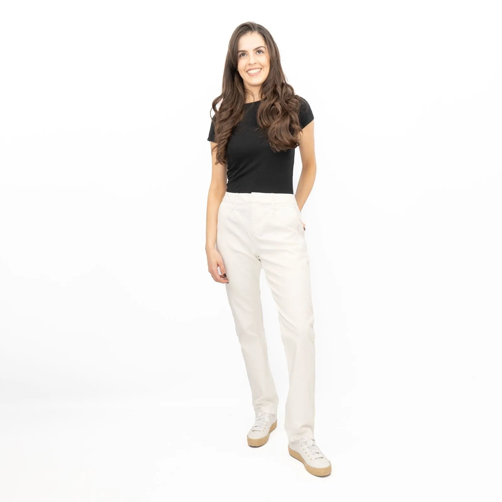 White Stuff Stretch Trousers White