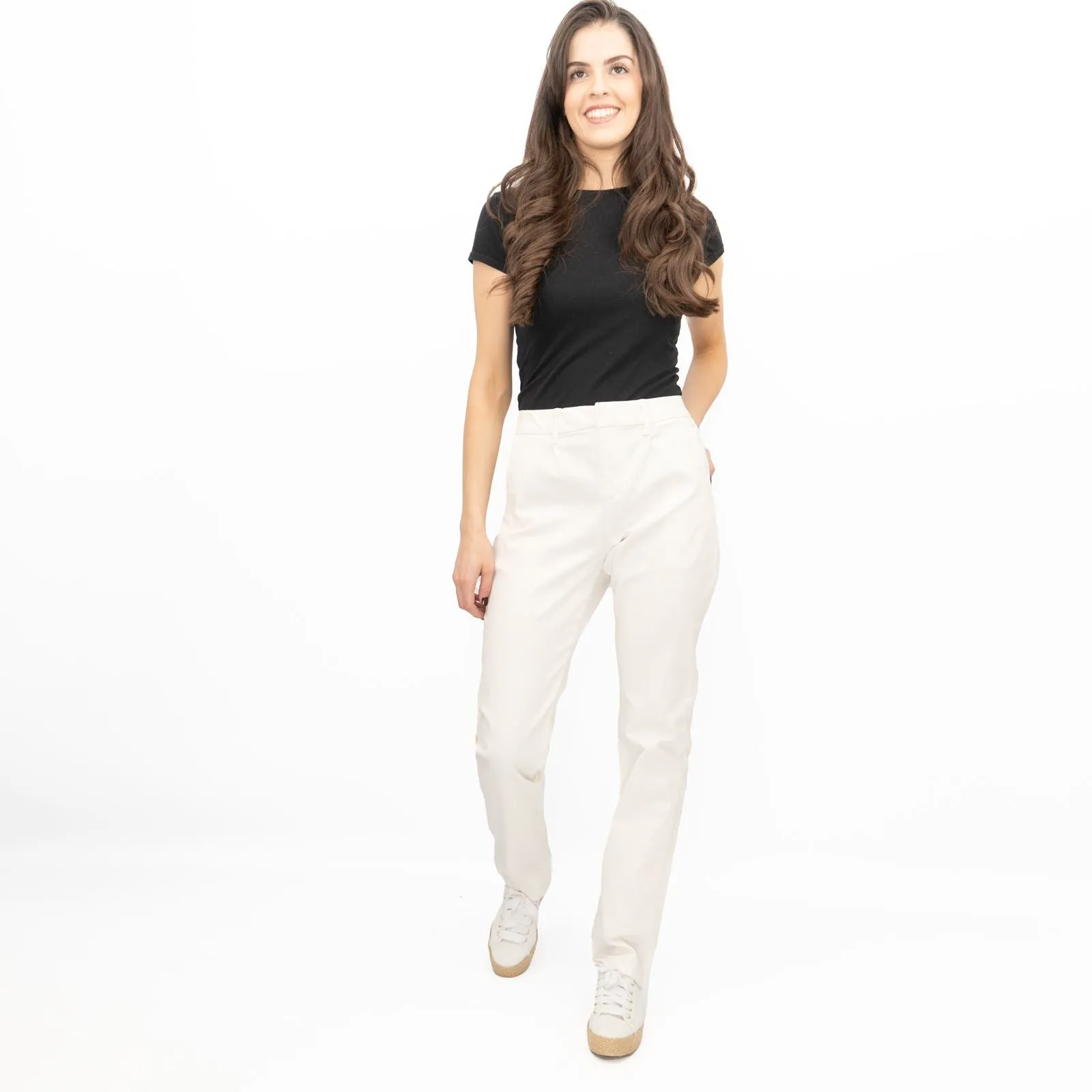 White Stuff Stretch Trousers White