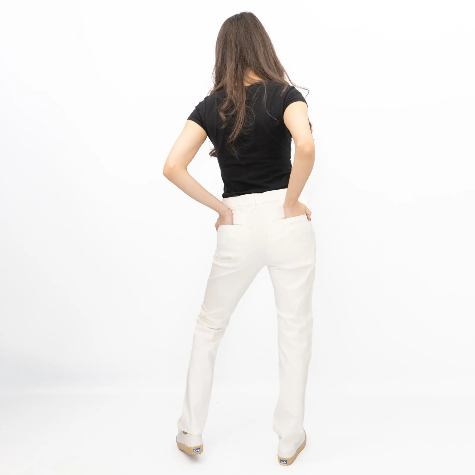 White Stuff Stretch Trousers White