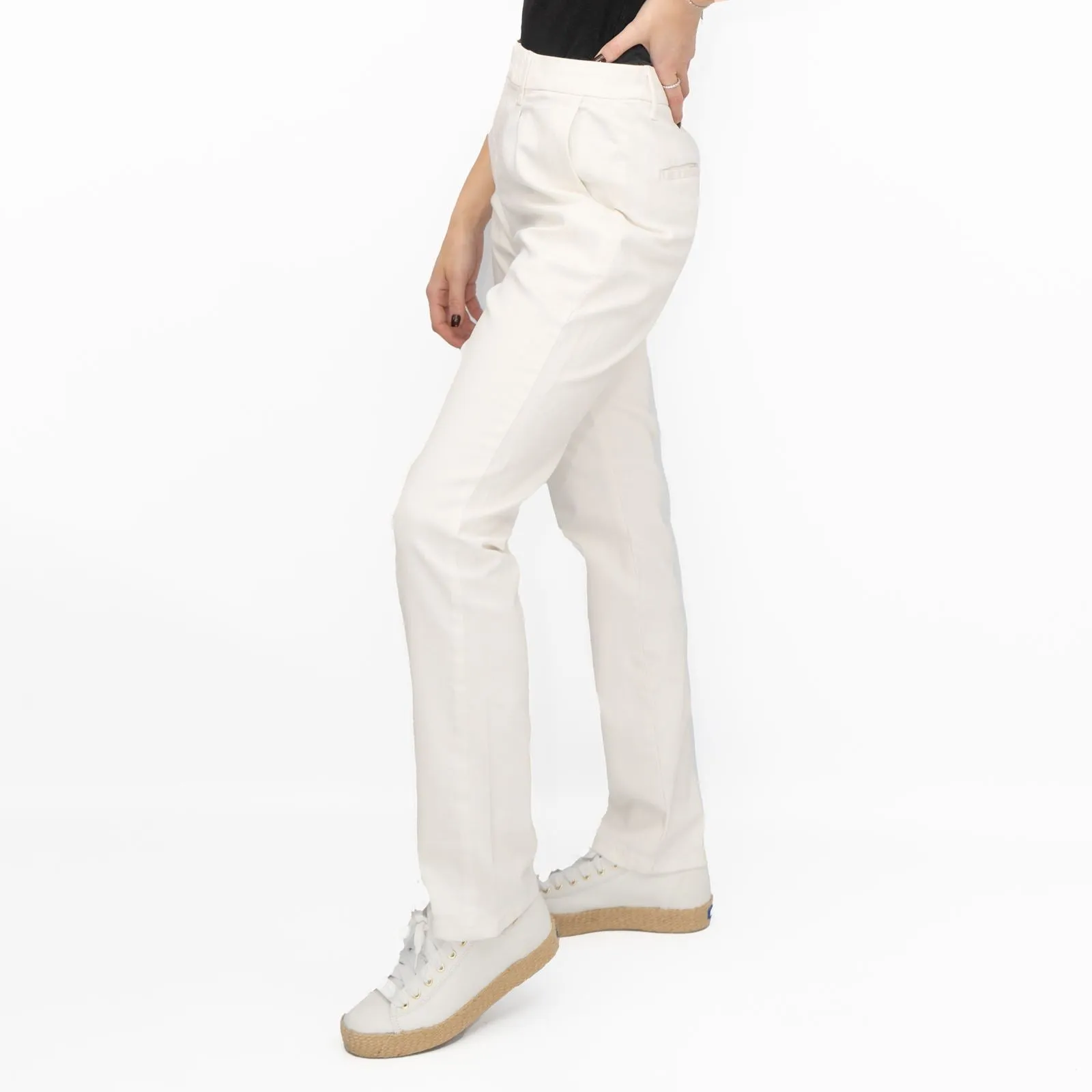 White Stuff Stretch Trousers White