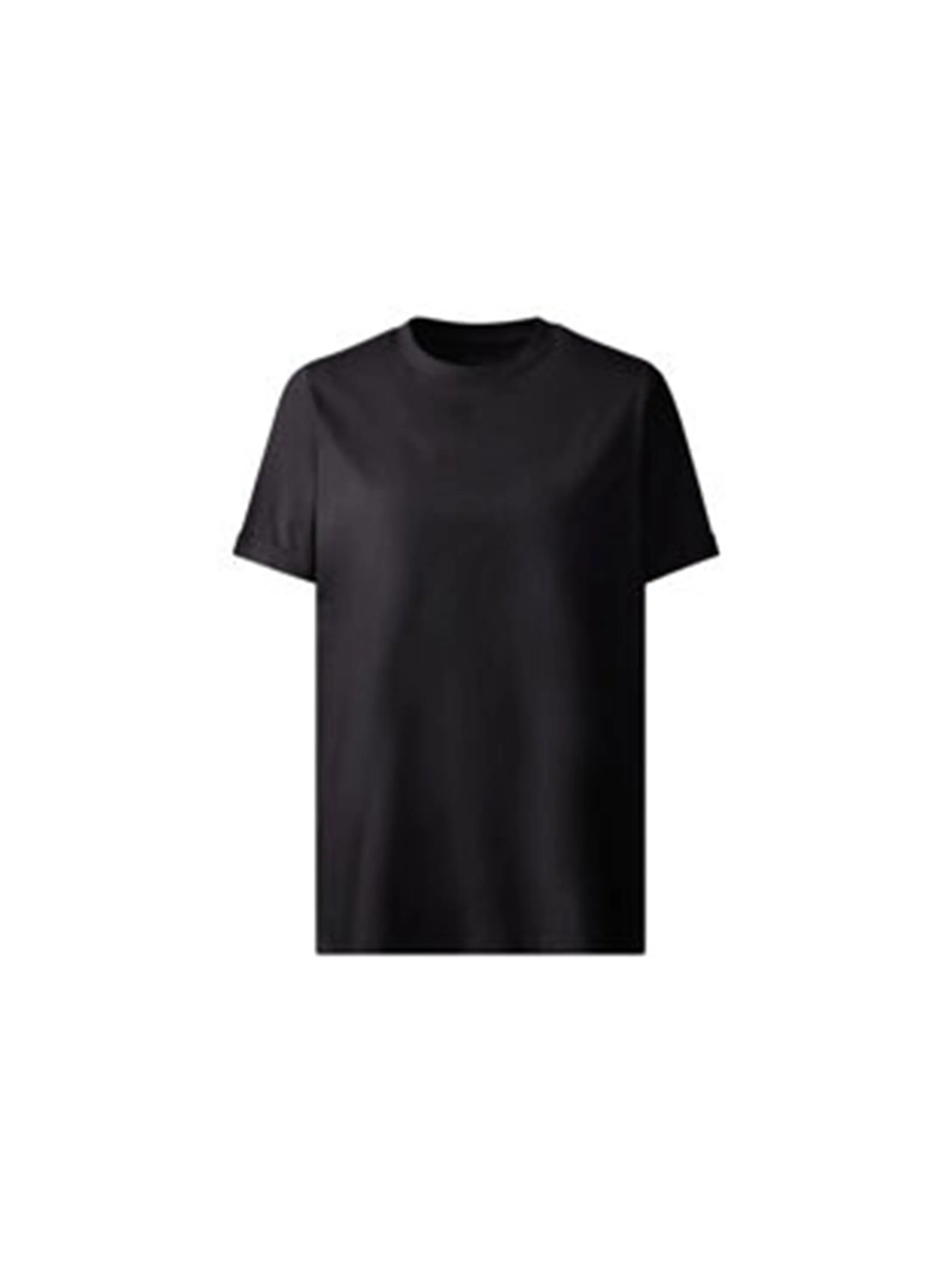 Women's Plain T-Shirt,Black