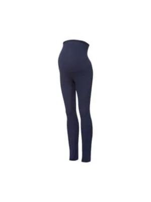 Women's Pregnant Plain Leggings,Navy