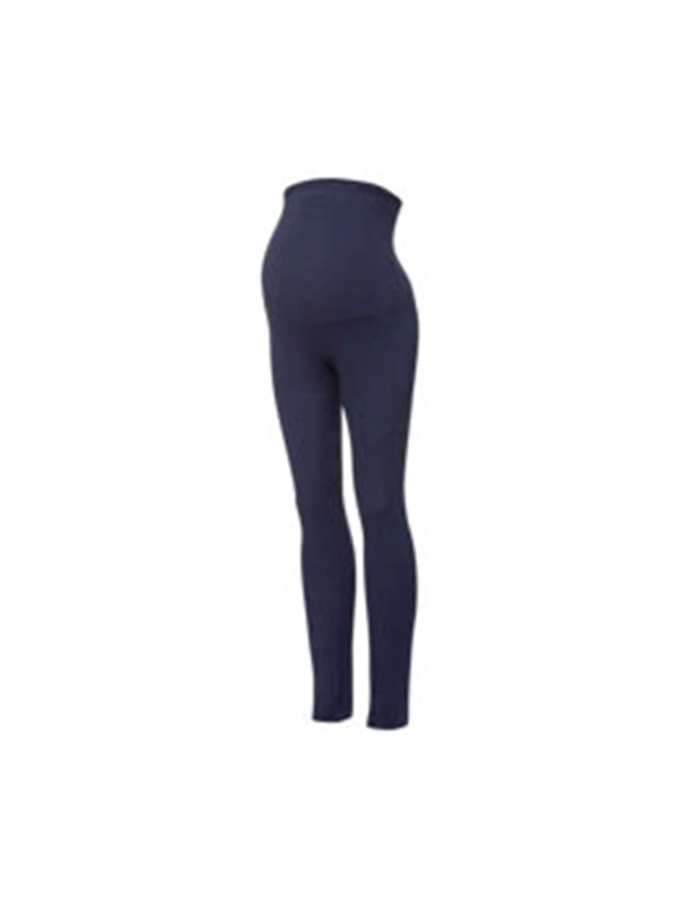 Women's Pregnant Plain Leggings,Navy