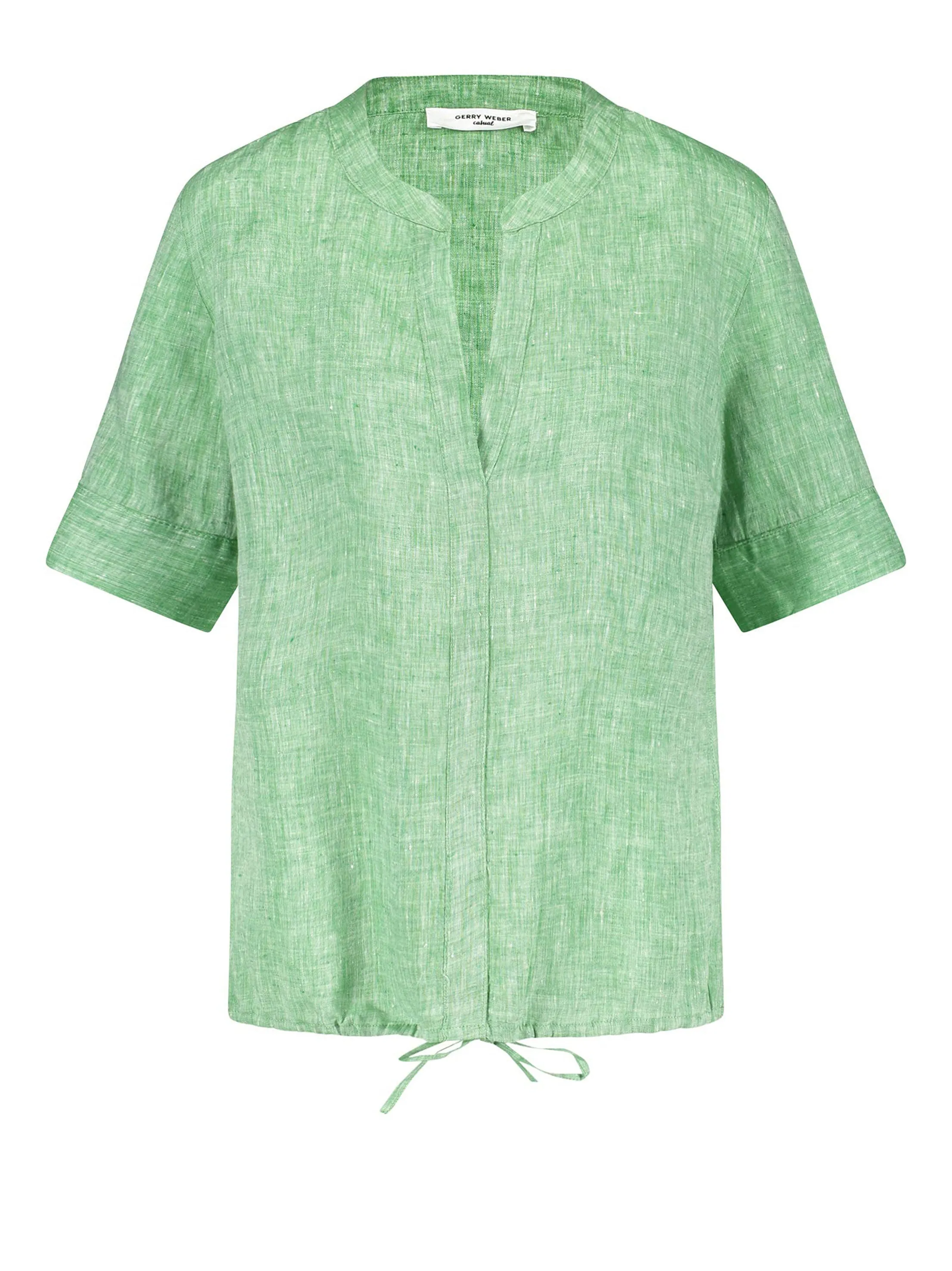 Women's Split Neck Top,Green