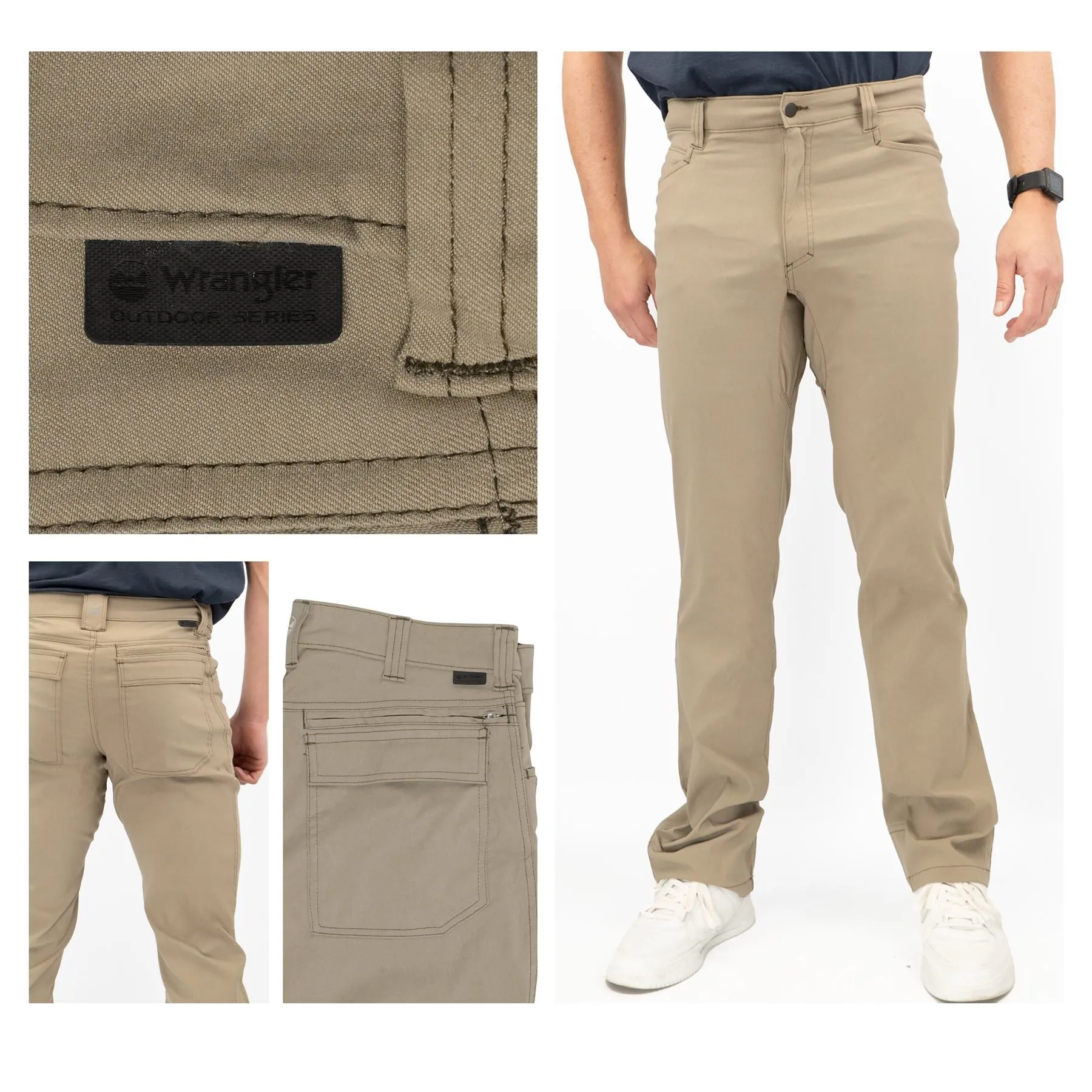 Wrangler Mens Flex Waist Cargo Trouser