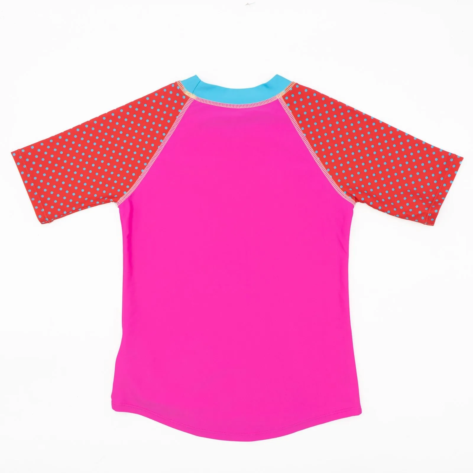 Zoggs Girls Pink Rash Vest